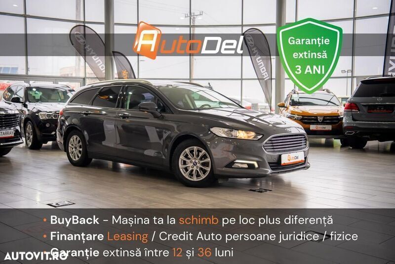 Gri Utilizat 2017 Ford Mondeo Trend Break | 10.499 EUR (Preț OK) - Imagine 1/4
