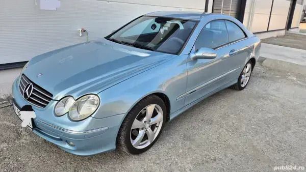 Albastru Utilizat 2003 Mercedes CLK200 Avantgarde Coupe | 4.490 EUR - Imagine 1/4