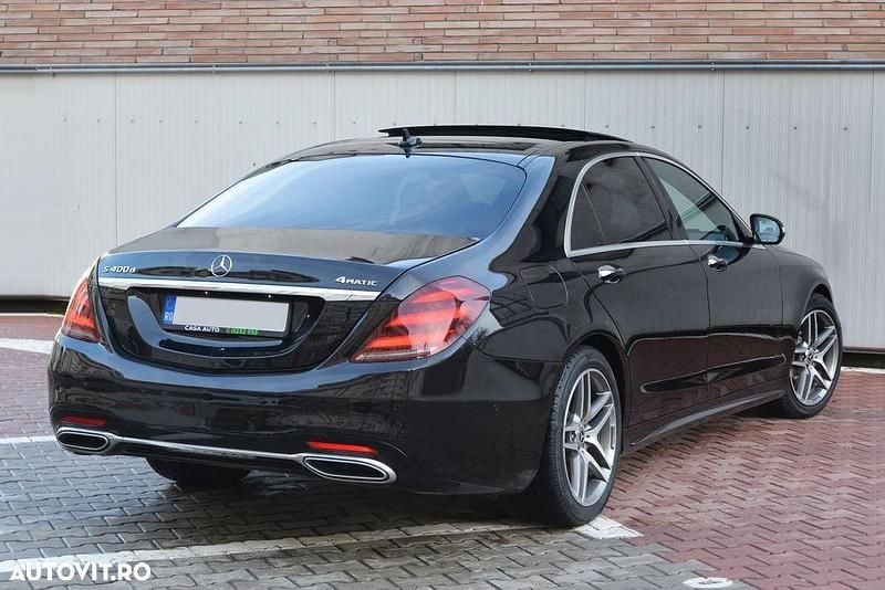 Second-hand Mercedes S400 340 CP (250 kW) 2018 Culoarenegru Berlinǎ