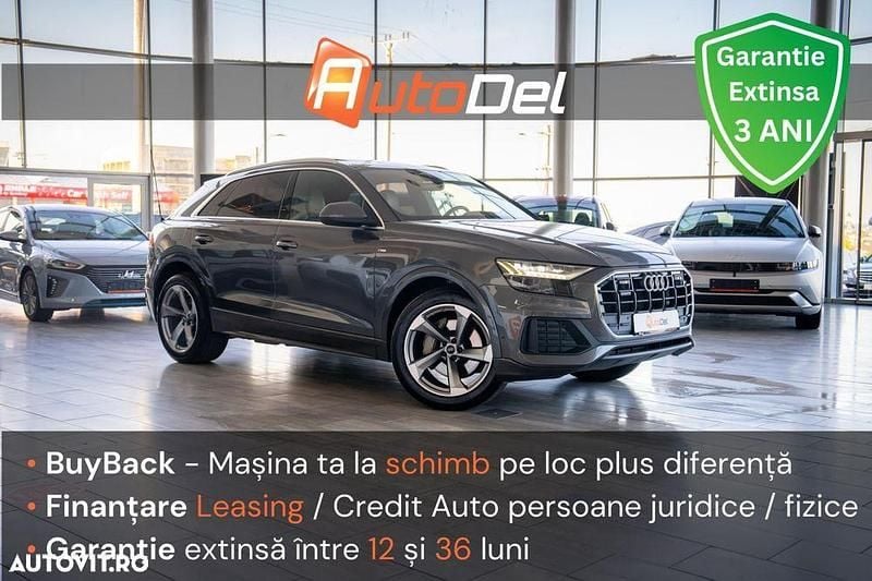Culoarealb Utilizat 2019 Audi Q8 S-Line SUV | 48.990 EUR (Preț bun) - Imagine 1/4
