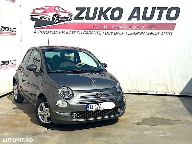 Gri Utilizat 2019 Fiat 500 Lounge Hatchback | 10.890 EUR (Scump) - Imagine 1/4