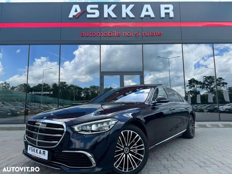 Albastru Utilizat 2021 Mercedes S580 Berlinǎ | 94.999 EUR - Imagine 1/4
