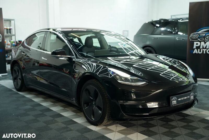 Negru Utilizat 2019 Tesla Model 3 Berlinǎ | 18.744 EUR (Preț OK) - Imagine 1/4