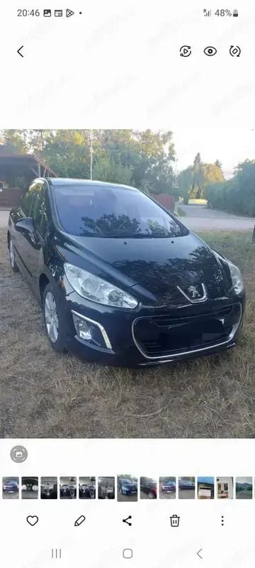 Negru Utilizat 2011 Peugeot 308 Berlinǎ | 4.990 EUR (Scump) - Imagine 1/4