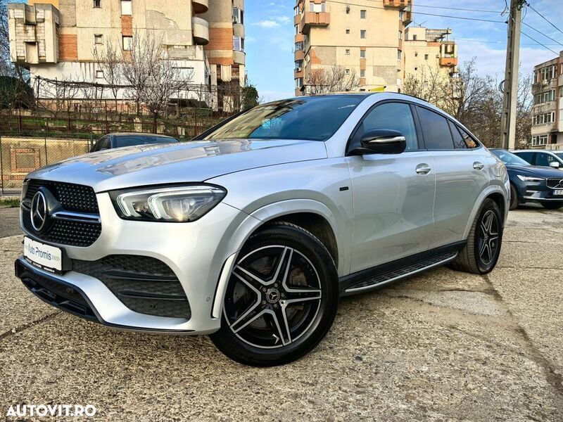 Gri Utilizat 2021 Mercedes GLE350 AMG line Coupe | 64.999 EUR (Preț OK) - Imagine 1/4