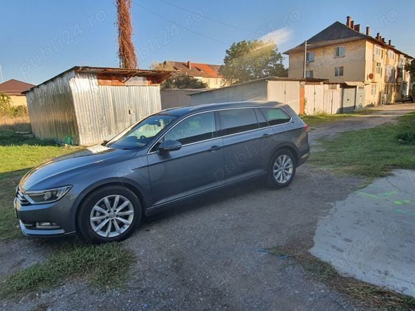 Gri Utilizat 2015 VW Passat Break | 5.350 EUR (Super Preț) - Imagine 1/4