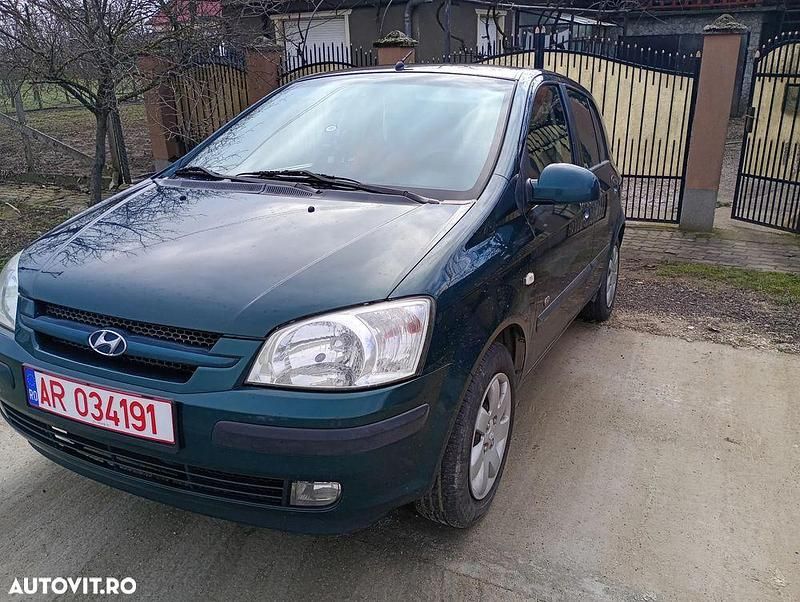 Second-hand Hyundai Getz GLS 82 CP (60 kW) 2004 Culoareverde Hatchback
