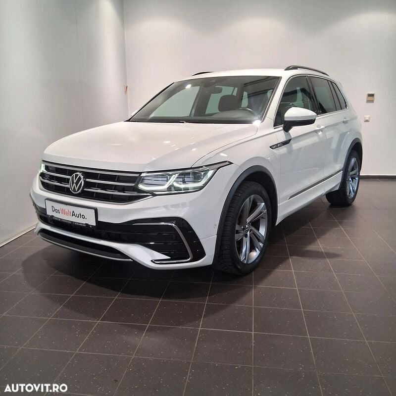 Albnormal Utilizat 2021 VW Tiguan R-line SUV | 31.000 EUR (Scump) - Imagine 1/4
