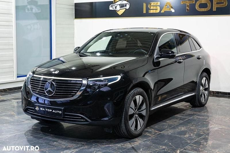Culoarenegru Utilizat 2022 Mercedes EQC400 SUV | 42.999 EUR (Puțin scump) - Imagine 1/4