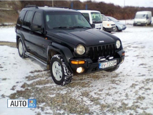 Second-hand Jeep Cherokee 143 CP (105 kW) 2002 Negru SUV
