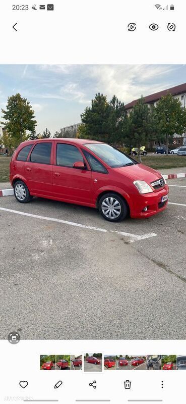 Rosu Utilizat 2008 Opel Meriva Edition Monovolum | 1.800 EUR (Preț OK) - Imagine 1/4