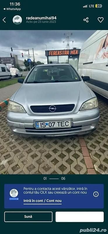 Utilizat 2005 Opel Astra Hatchback | 1.000 EUR (Super Preț) - Imagine 1/4
