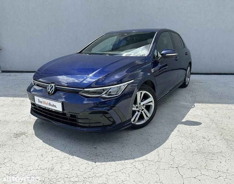 Culoarealbastru Utilizat 2022 VW Golf VIII R-line Hatchback | 21.502 EUR (Puțin scump) - Imagine 1/4