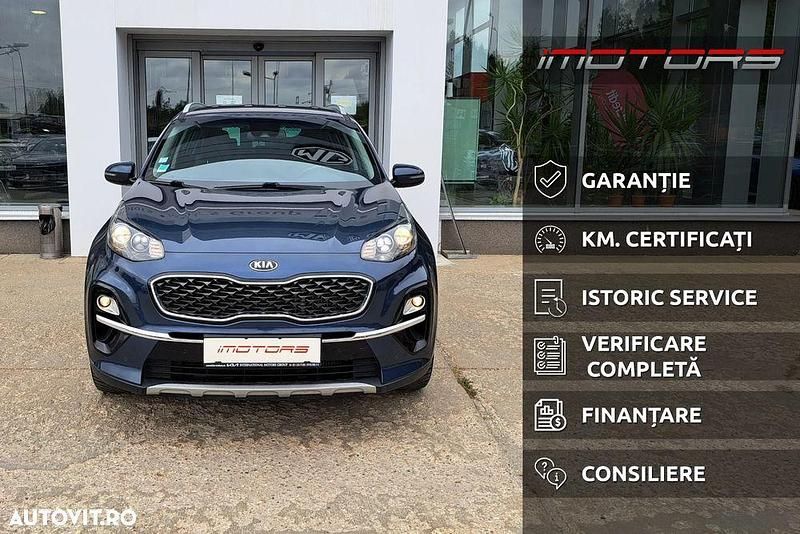 Culoarealbastru Utilizat 2019 Kia Sportage Spirit SUV | 16.690 EUR (Preț bun) - Imagine 1/4