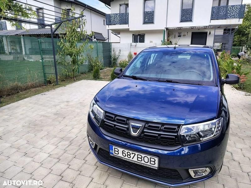 Culoarealbastru Utilizat 2019 Dacia Sandero Hatchback | 6.900 EUR (Preț bun) - Imagine 1/4