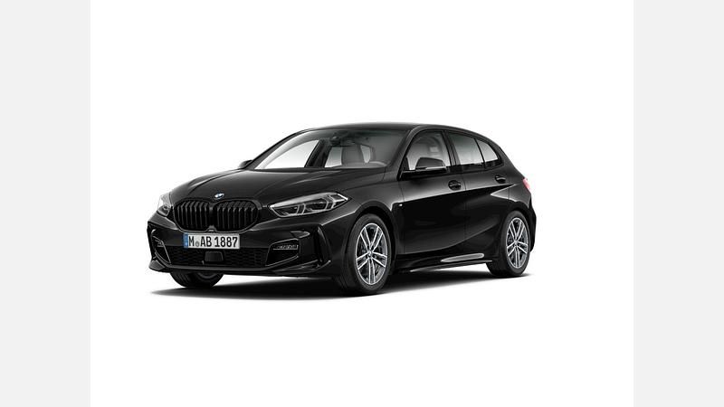 Black sapphire metallic metalizat Utilizat 2022 BMW 118 Shadowline Hatchback | 24.176 EUR (Preț OK) - Imagine 1/2