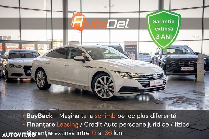 Alb Utilizat 2017 VW Arteon Elegance Berlinǎ | 20.499 EUR (Preț OK) - Imagine 1/4
