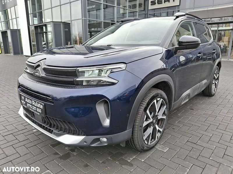 Culoarealbastru Utilizat 2023 Citroën C5 Aircross PureTech SUV | 22.990 EUR (Scump) - Imagine 1/4