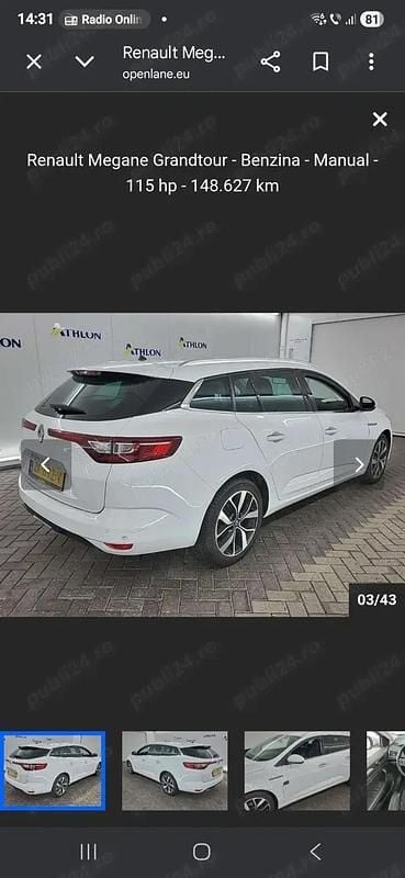 Second-hand Renault Mégane IV Bose Edition 116 CP (85 kW) 2019 Break