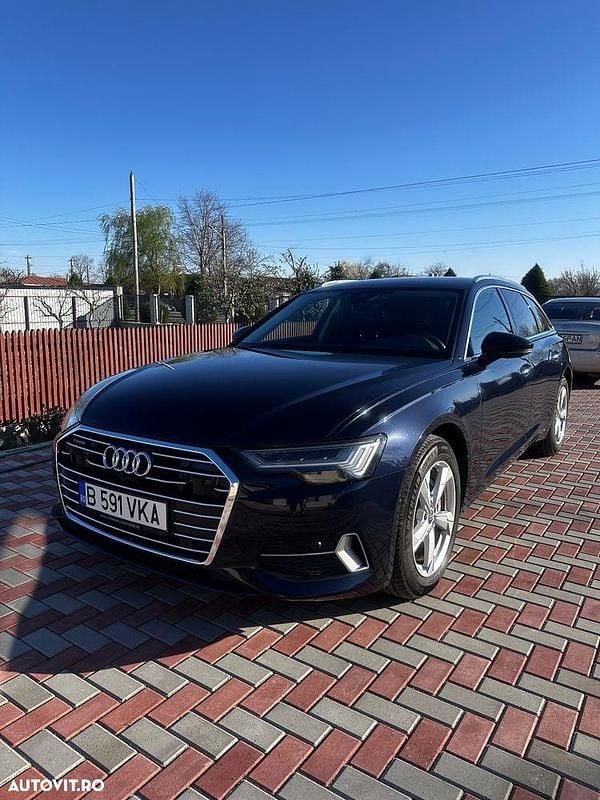 Culoarealbastru Second-hand 2019 Audi A6 Premium Break | 27.250 EUR (Preț bun) - Imagine 1/4