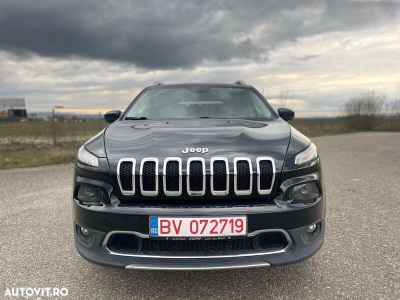 Negru Utilizat 2016 Jeep Cherokee Limited SUV | 12.880 EUR - Imagine 1/4