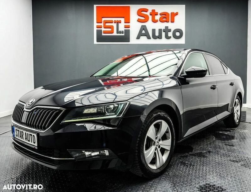 Negru Utilizat 2019 Skoda Superb Ambition Berlinǎ | 12.990 EUR (Super Preț) - Imagine 1/4