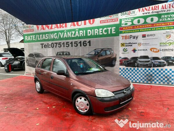 Argintiu metalizat Utilizat 2001 Opel Corsa Berlinǎ | 1.399 EUR - Imagine 1/4