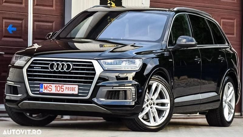 Negru Utilizat 2017 Audi Q7 SUV | 27.990 EUR (Super Preț) - Imagine 1/4
