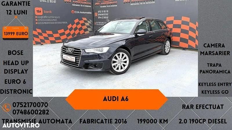 Second-hand Audi A6 Comfort 190 CP (139 kW) 2016 Culoaregri Break
