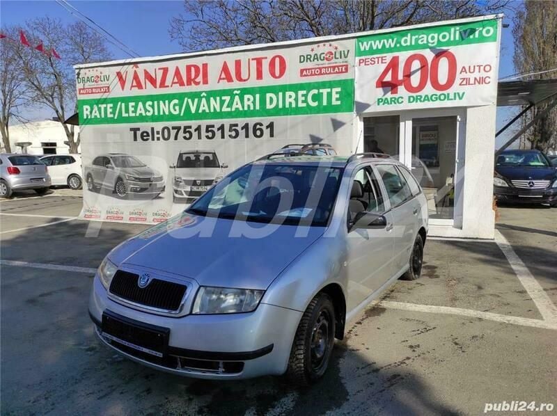 Second-hand Skoda Fabia 64 CP (47 kW) 2003 Argintiu Hatchback