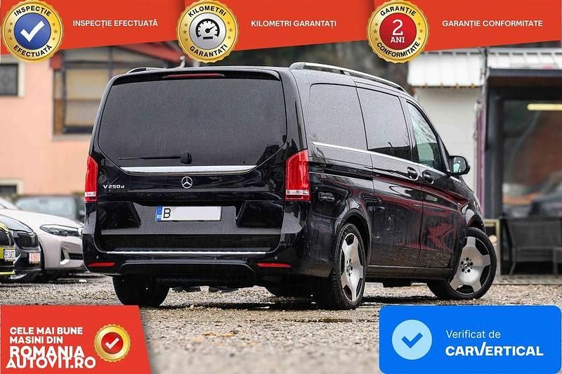 Second-hand Mercedes V250 Avantgarde 190 CP (139 kW) 2017 Culoarenegru Monovolum