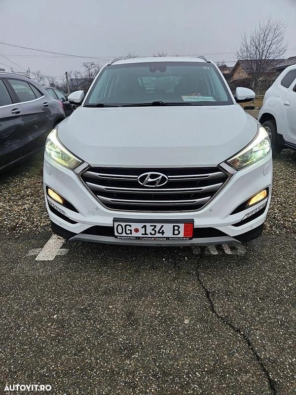 Second-hand Hyundai Tucson Passion 141 CP (103 kW) 2018 Culoarealb SUV