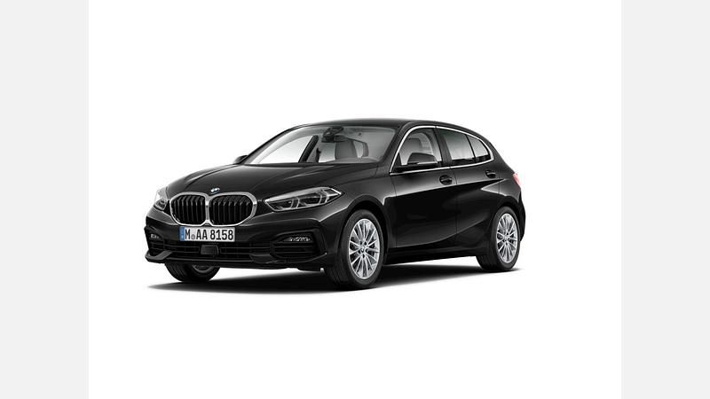 Black sapphire metallic metalizat Utilizat 2023 BMW 118 Advantage Hatchback | 22.966 EUR (Preț OK) - Imagine 1/4