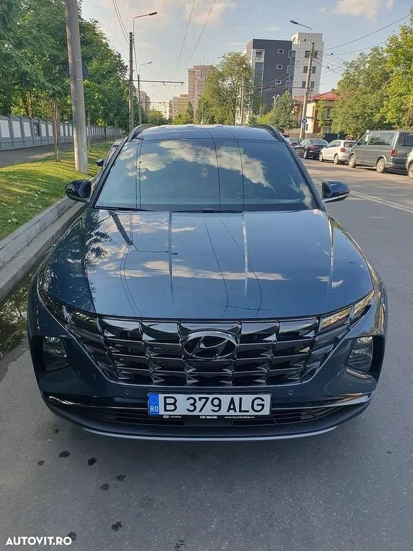 Albastru Utilizat 2023 Hyundai Tucson Premium SUV | 34.900 EUR (Scump) - Imagine 1/4