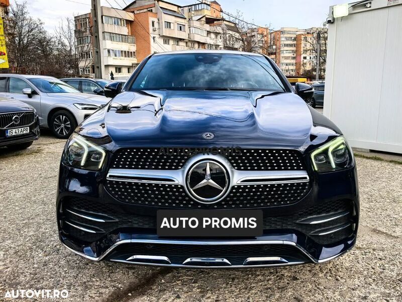 Albastru Utilizat 2020 Mercedes GLE350 AMG line Coupe | 65.926 EUR (Preț OK) - Imagine 1/4