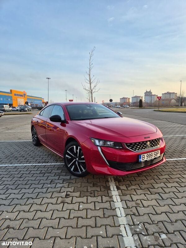 Rosu Utilizat 2020 Peugeot 508 Berlinǎ | 8.600 EUR (Preț bun) - Imagine 1/4