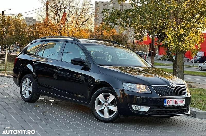 Culoarenegru Utilizat 2014 Skoda Octavia Premium Edition Break | 6.999 EUR (Preț OK) - Imagine 1/4