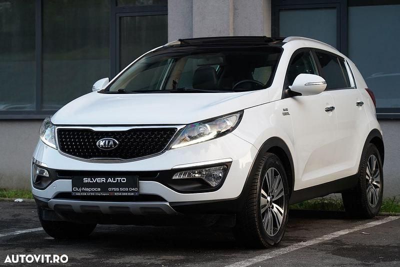 Second-hand Kia Sportage Style 185 CP (136 kW) 2014 Culoarealb SUV