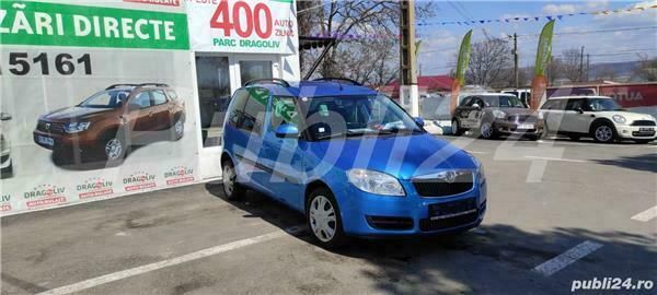 Albastru Utilizat 2009 Skoda Roomster Monovolum | 3.699 EUR - Imagine 1/4