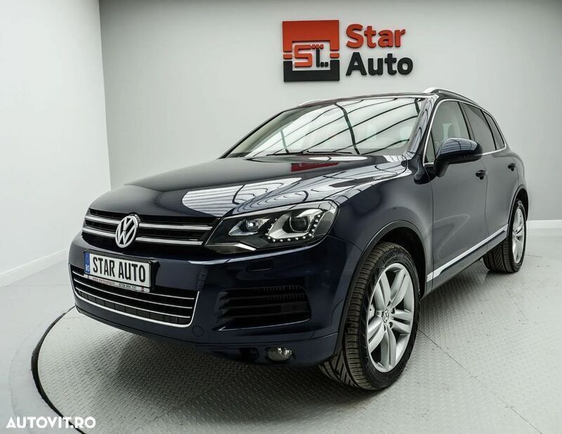 Albastru Utilizat 2010 VW Touareg Mountain SUV | 12.990 EUR (Puțin scump) - Imagine 1/4