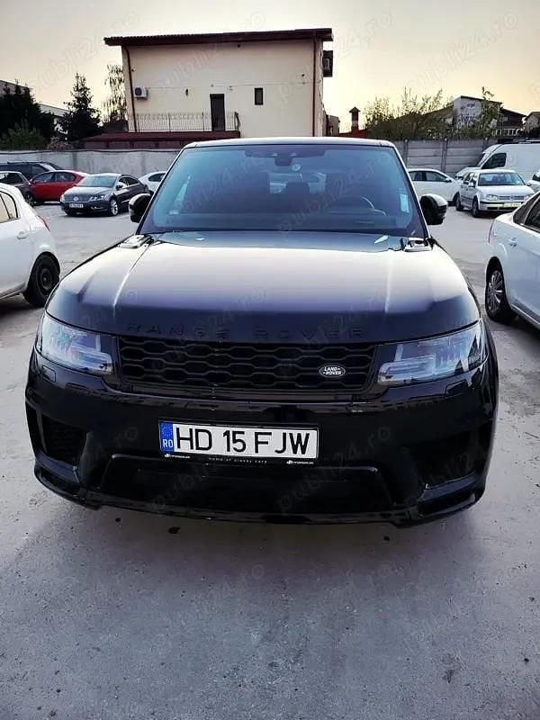 Negru Utilizat 2018 Land Rover Range Rover Sport SUV | 44.000 EUR - Imagine 1/4