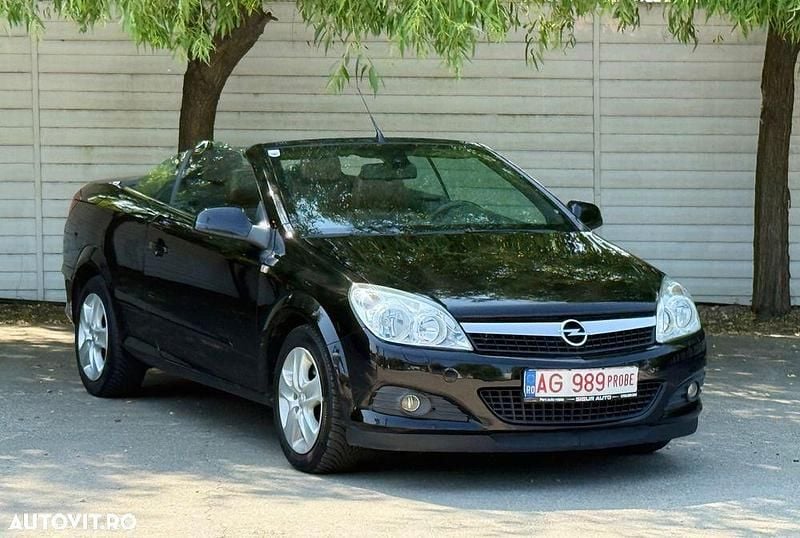 Negru Utilizat 2010 Opel Astra Cabriolet Cabrio | 3.500 EUR - Imagine 1/4