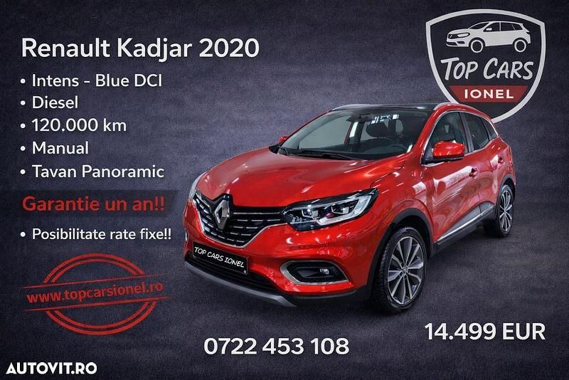 Second-hand Renault Kadjar 115 CP (84 kW) 2020 Culoarerosu SUV