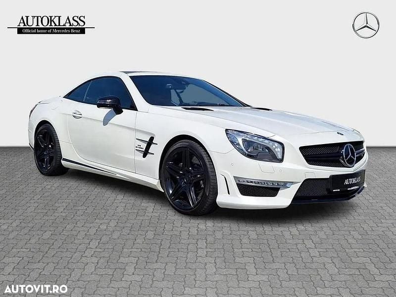 Culoarealb Utilizat 2013 Mercedes SL63 AMG AMG Cabrio | 58.000 EUR - Imagine 1/4