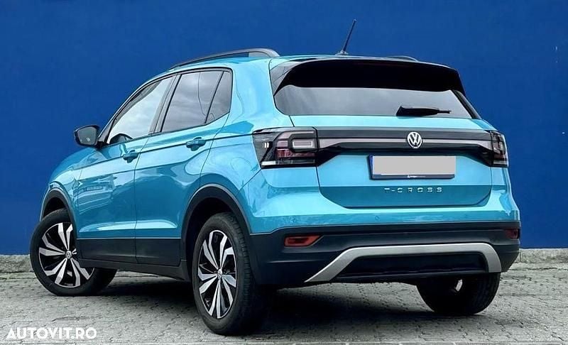 Culoarealbastru Utilizat 2020 VW T-Cross Style SUV | 17.900 EUR (Preț OK) - Imagine 1/4