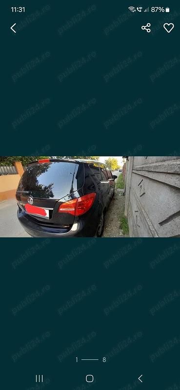 Utilizat 2011 Opel Meriva Monovolum | 3.500 EUR (Super Preț) - Imagine 1/4