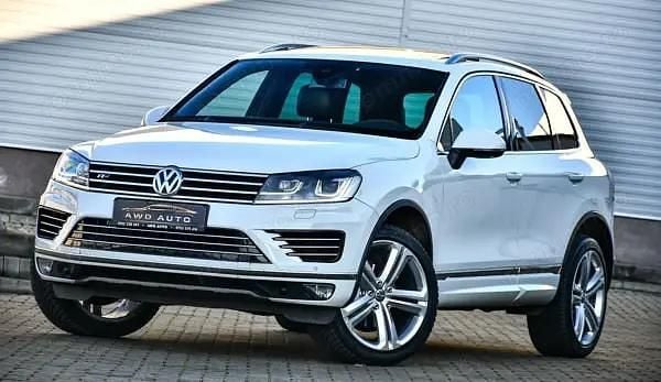 Alb Utilizat 2016 VW Touareg R-line SUV | 19.999 EUR (Preț bun) - Imagine 1/4
