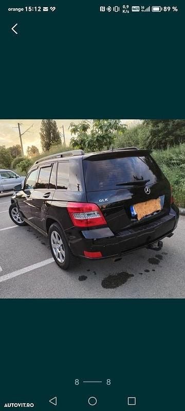 Negru Utilizat 2011 Mercedes GLK220 SUV | 7.499 EUR (Super Preț) - Imagine 1/4