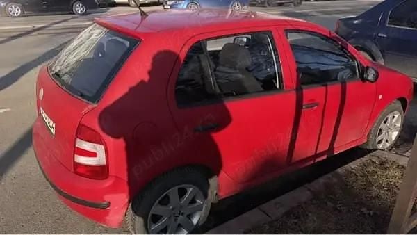 Second-hand Skoda Fabia 75 CP (55 kW) 2007 Rosu Hatchback