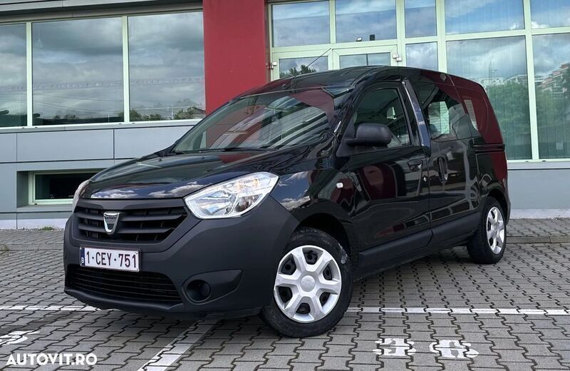 Negru Utilizat 2014 Dacia Dokker Van | 4.799 EUR (Preț OK) - Imagine 1/4